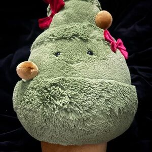 Jellycat Green Plush Tree with Orange Star
